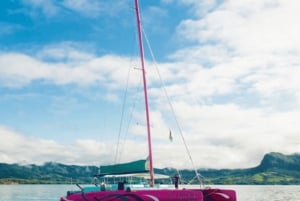 Profitez d'une journée de détente en catamaran à l'île aux Cerfs.