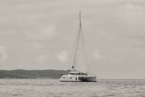 Catamaran privé exclusif pour l'île aux Cerfs avec déjeuner