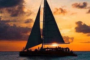 Exclusive Sundowner catamaran with dinner & Transportation