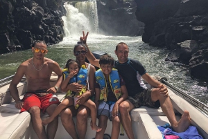 Au départ de Blue Bay : Excursion en bateau rapide sur l'Ile aux Cerfs avec BBQ