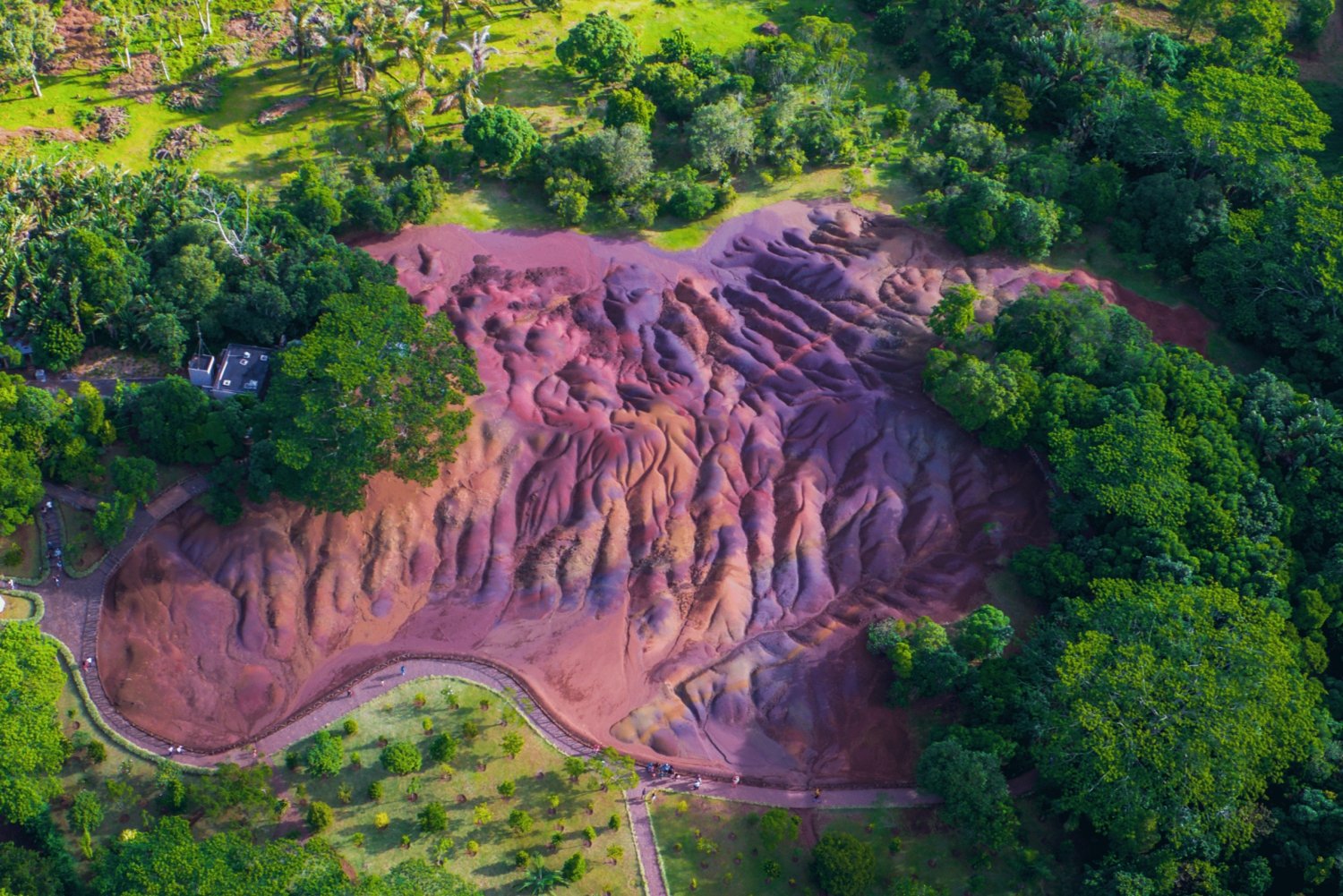 Gorges, Spiritual Lake, Waterfalls & 23 Colored Earth