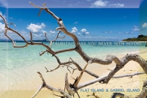 Grand Bay: Katamaran-Kreuzfahrt nach Flat Island mit BBQ-Mittagessen