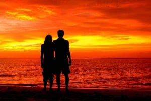 Grand Bay: Honeymoon/Lovers Sunset Tour with Romantic Dinner