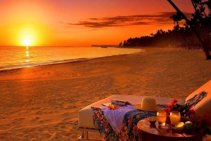 Grand Bay: Honeymoon/Lovers Sunset Tour with Romantic Dinner