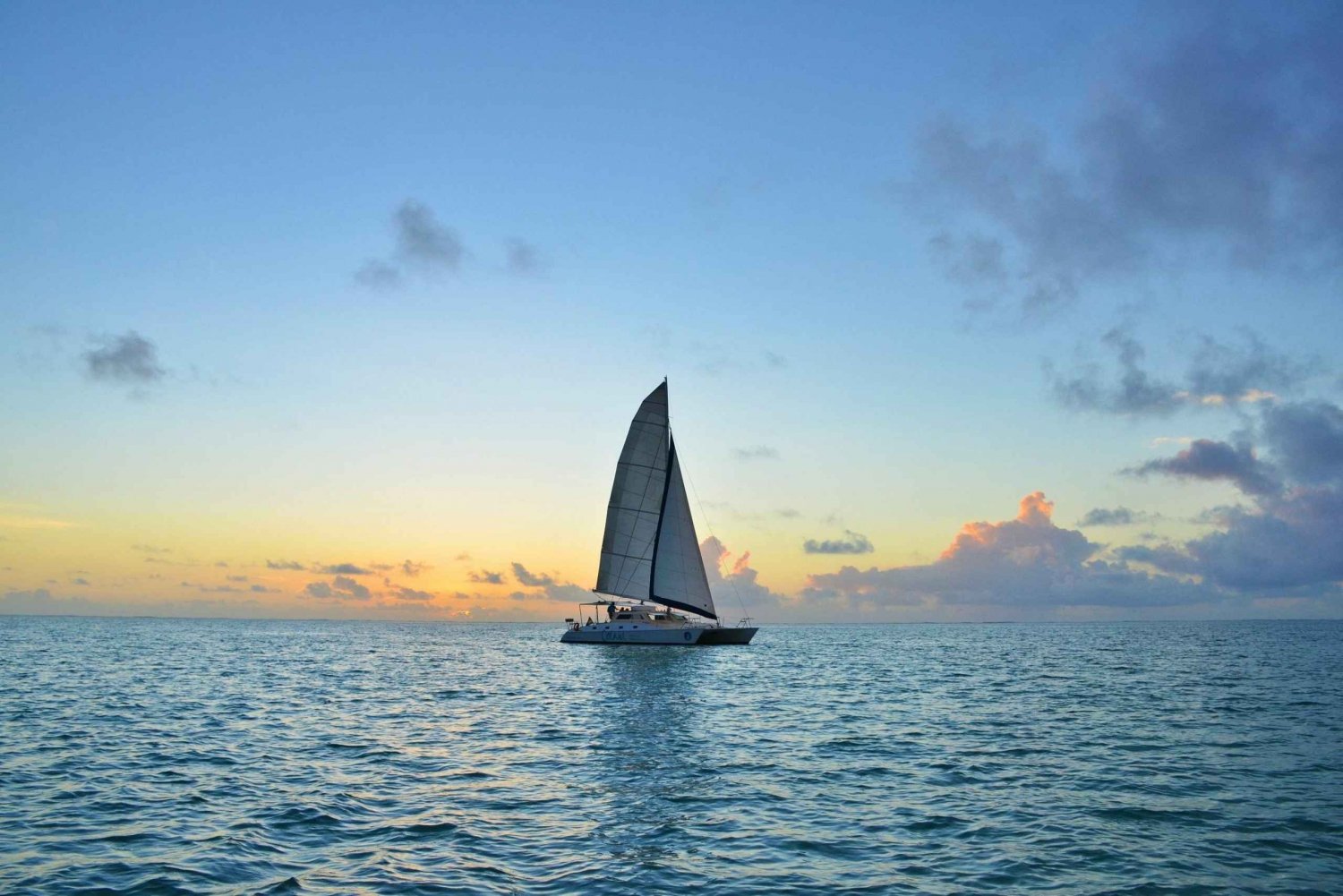 Grande Riviere Noire: Private Sunset Dinner Catamaran Cruise