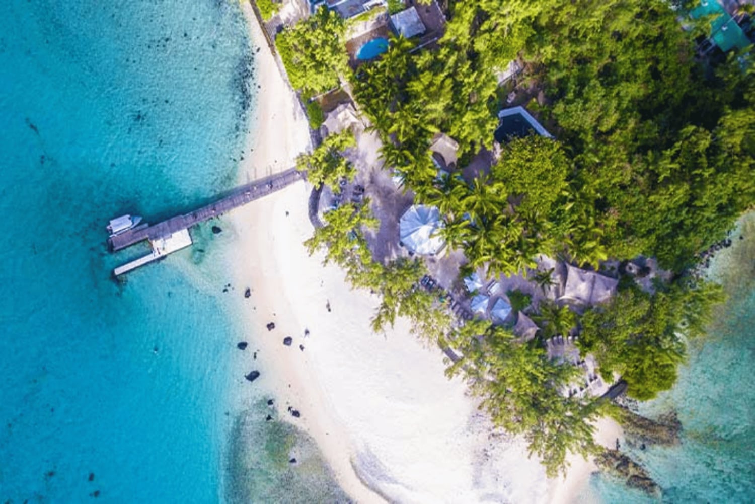 Ile Aux 2 Cocos täysin päivän All Inclusive paketti