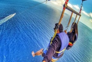 Ile Aux Cerfs Catamaran Cruise w/ Underseawalk & Parasailing