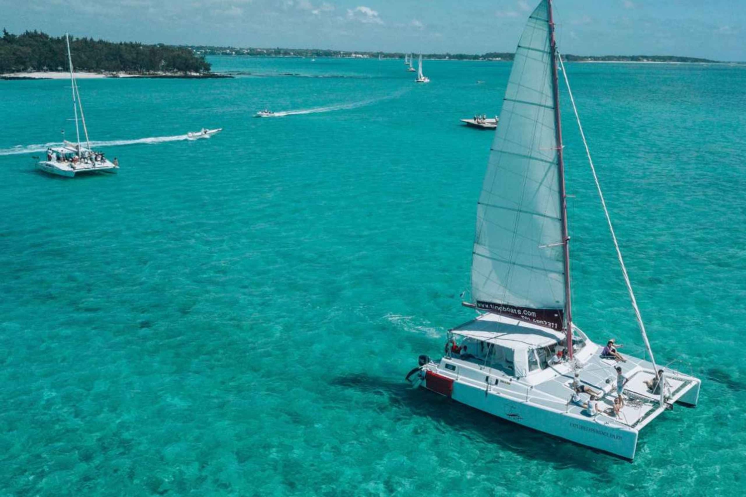 Île aux Cerfs : Croisière d'une journée avec prise en charge et retour à l'hôtel