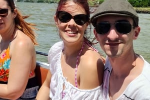 Ile aux Cerfs: saari- ja vesiputousretki pikaveneellä lounaalla