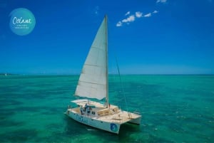 Île aux Cerfs: privé catamarancruise met gastronomische lunch