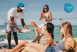 Île aux Cerfs: privé catamarancruise met gastronomische lunch