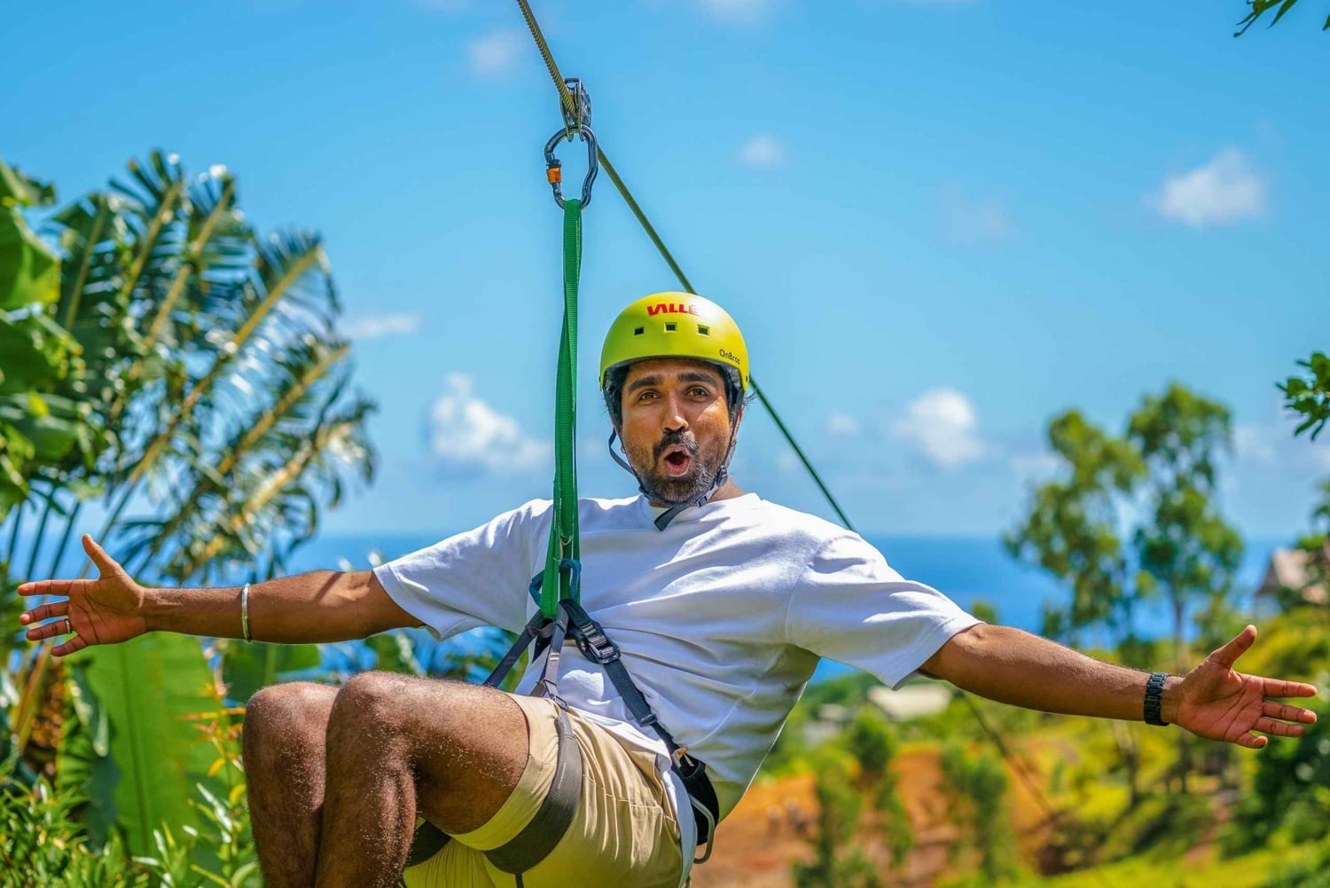 Mauritius: 7 wycieczek z tyrolką w Vallé Advenature Park