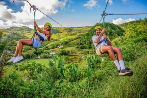 Mauritius: 7 wycieczek z tyrolką w Vallé Advenature Park