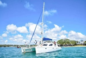 Mauritius: Katamaran-cruise til Ile Aux Cerfs med BBQ-lunsj