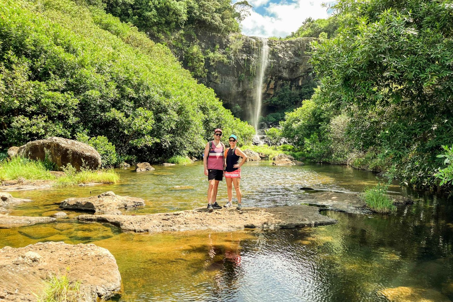 Mauritius: Exploring the Tamarind Falls with a Guide