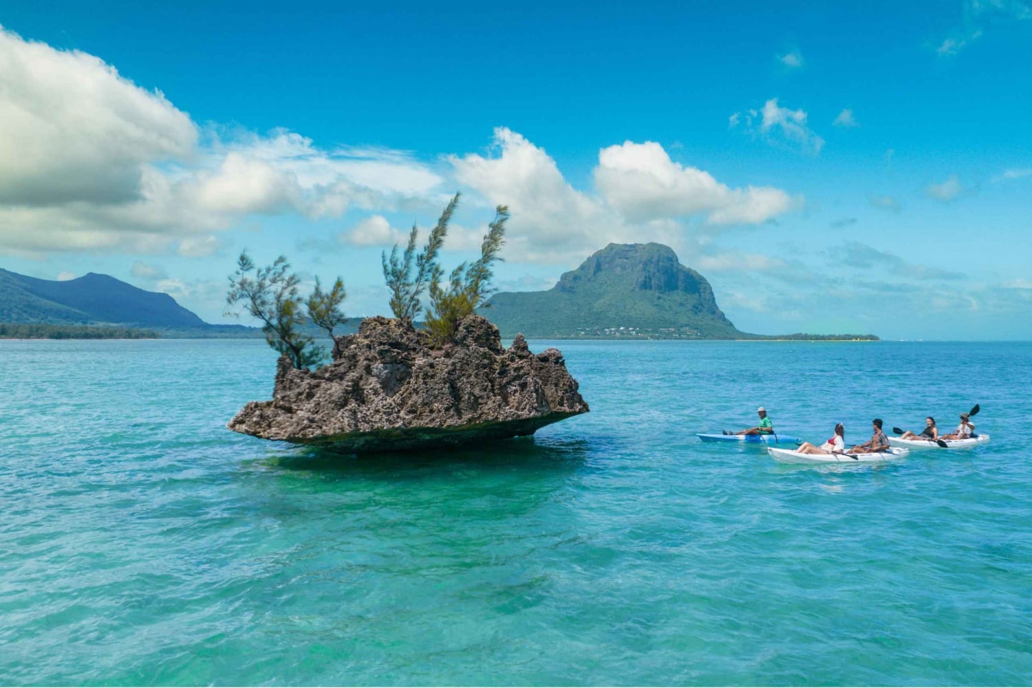 Mauritius: Tour guidato in kayak all'Isola di Benitiers