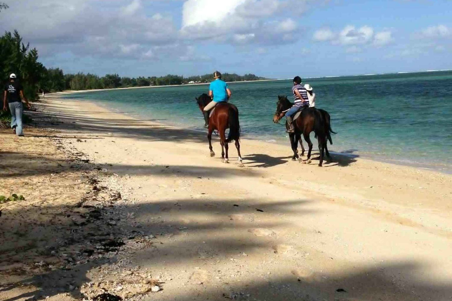 Mauritius: Passeggiata a cavallo sulla spiaggia deserta di Riambel