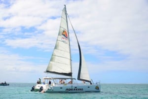 Mauritius: catamarano a Ile aux Cerfs con pranzo, cascata e sega