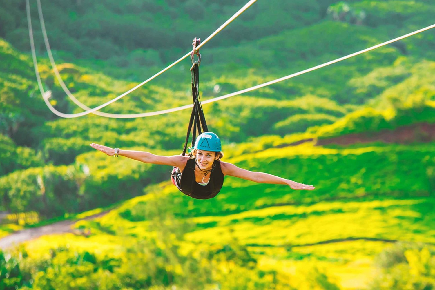 Mauritius: La Vallée des Couleurs Signatur Zipline-biljett