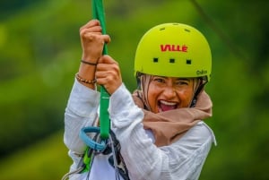Mauricio: paquete ligero individual en el parque Vallé Advenature