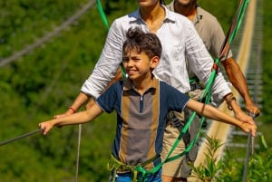 Ilhas Maurícias: Ponte Nepalesa de 350 metros no Parque de Aventura Vallé
