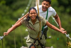 Ilhas Maurícias: Ponte Nepalesa de 350 metros no Parque de Aventura Vallé