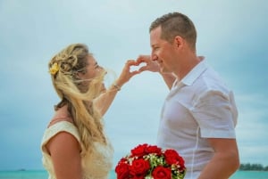 Maurícia: Sessão fotográfica na praia de Mont Choisy