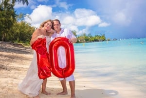Maurícia: Sessão fotográfica na praia de Mont Choisy
