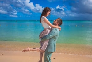 Maurícia: Sessão fotográfica na praia de Mont Choisy