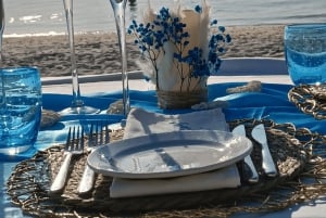 Maurice : Proposition de mariage sur une plage privée avec des roses et des accessoires