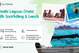 Mauritius: Private Lagoon Cruise with Snorkeling & Lunch