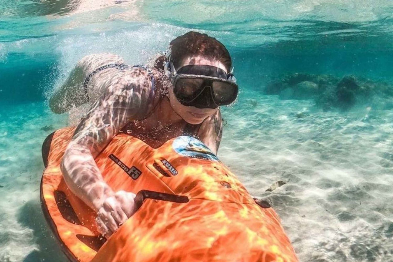 Mauritius: SEABOB exploration in the northern natural aquariums