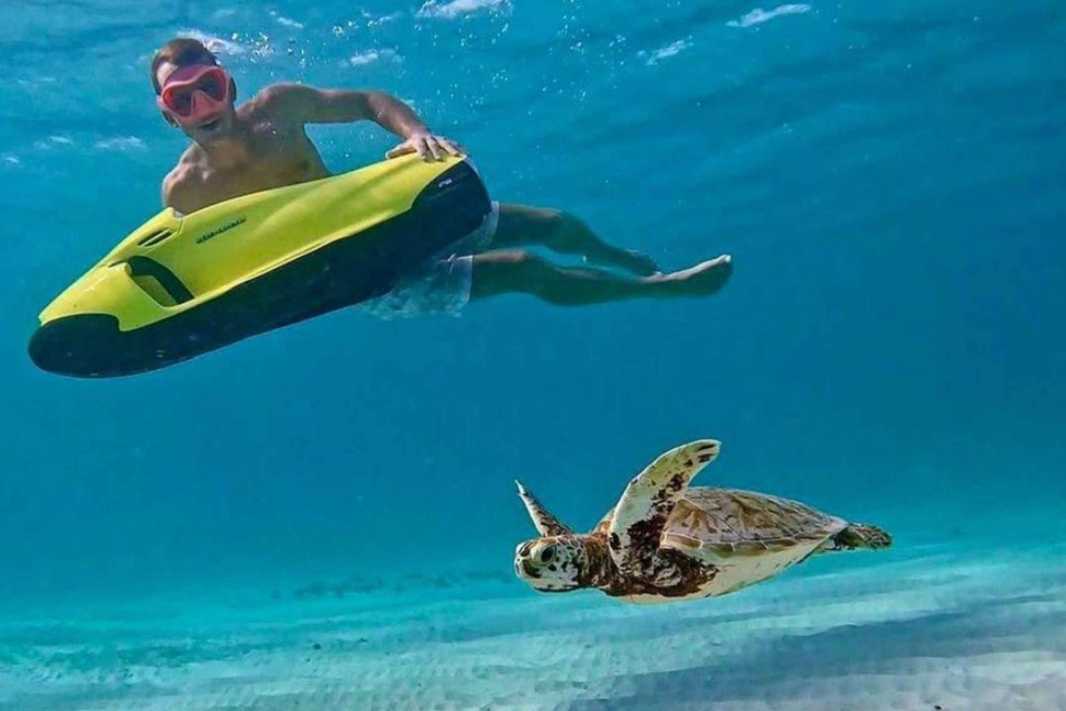 Mauritius: SEABOB exploration in the northern natural aquariums