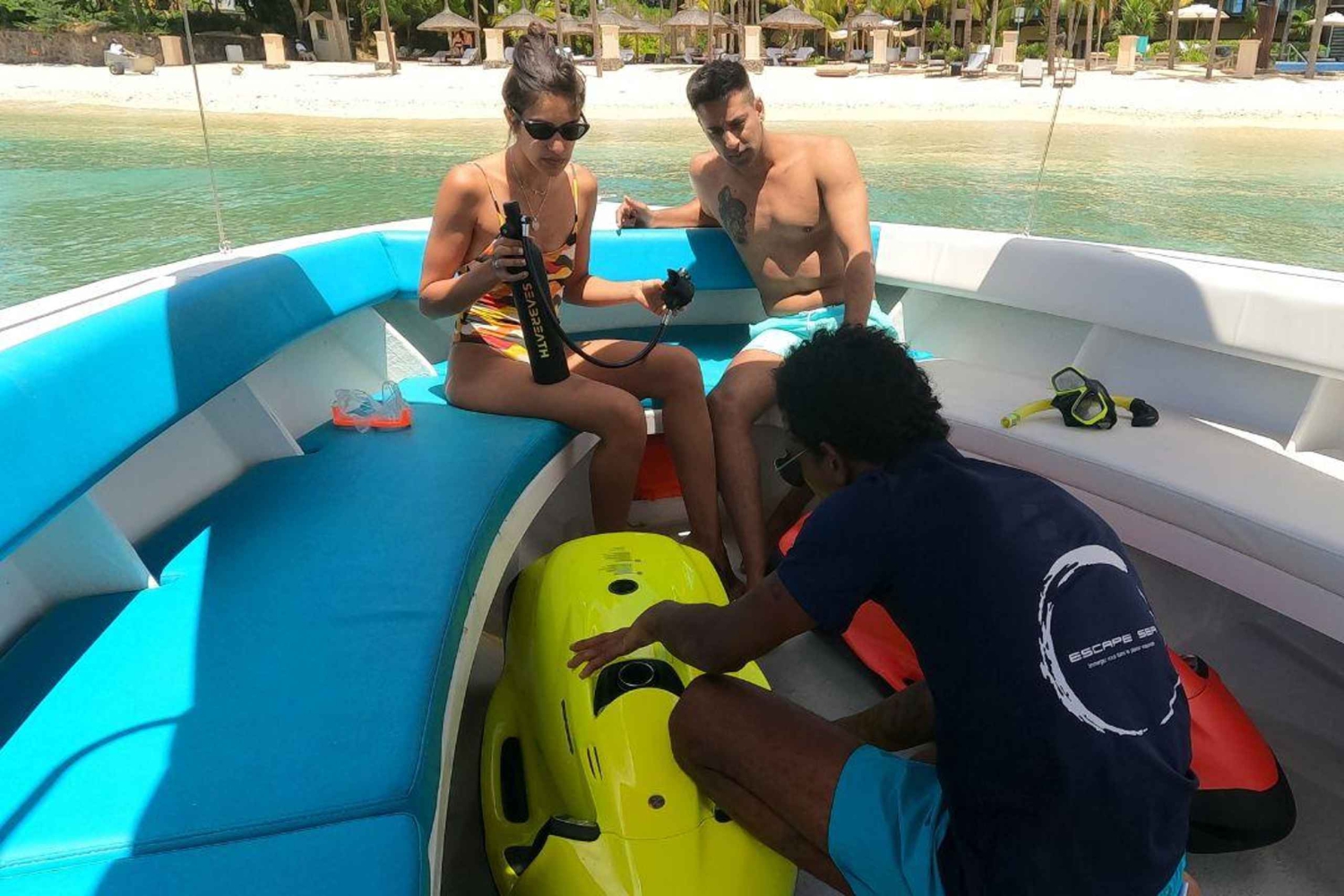 Mauritius: SEABOB exploration in the northern natural aquariums