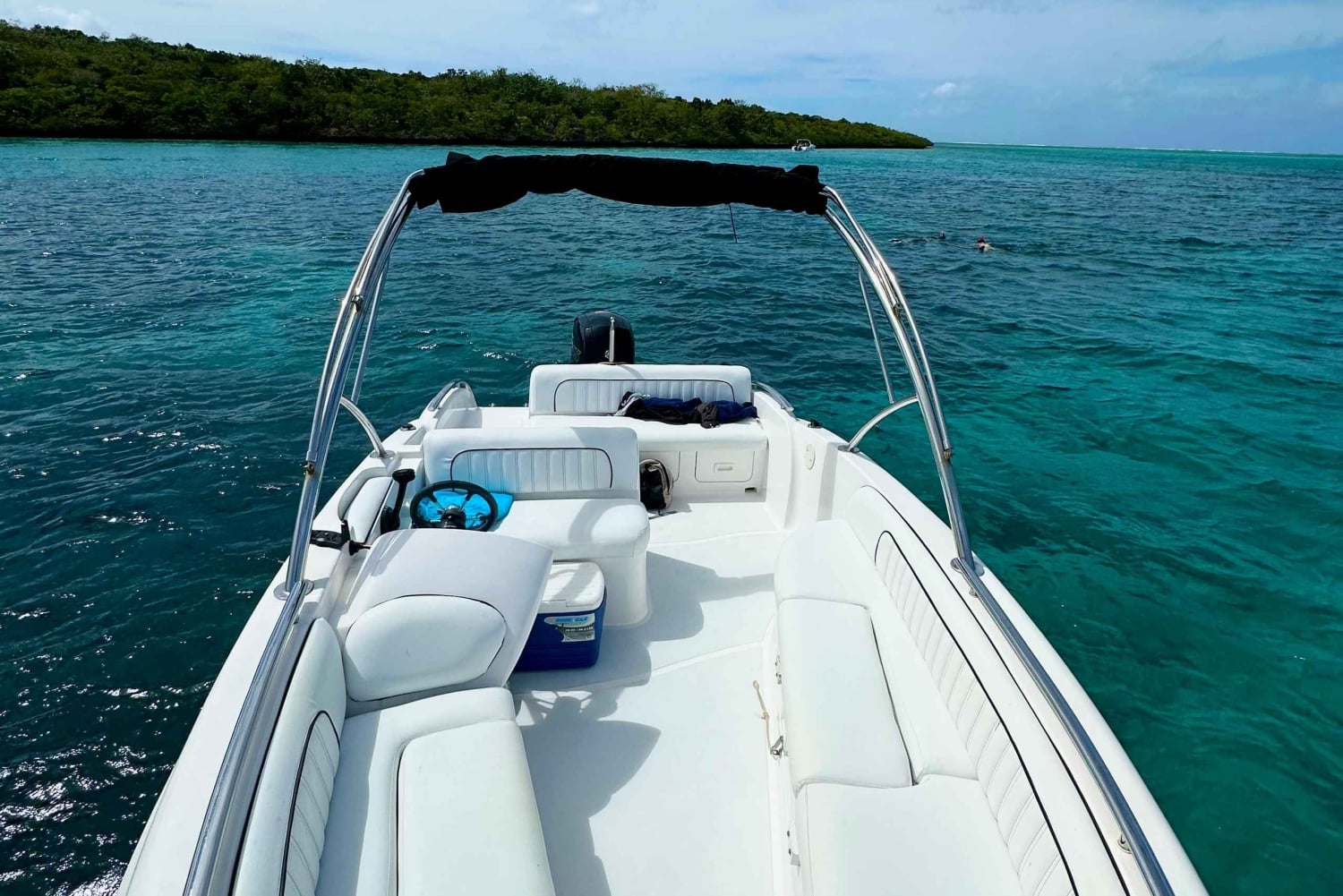 Mauritius: Zeeën de Dag Lagune Ontdekking Boot