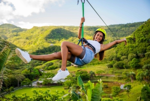 Île Maurice : Découvrez le Sky Pulse, un parcours de 7 lignes au parc Vallé Advenature