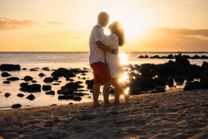 Maurício: Sessão fotográfica ao pôr do sol (lua de mel/sessões fotográficas em família)