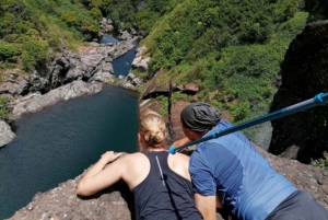 Mauritius: Tamarind Falls Guided Hike with Swim and Lunch