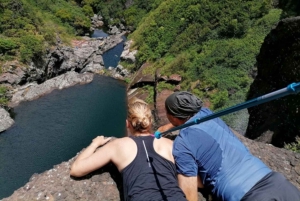 Mauritius: Tamarind Falls Guided Hike with Swim and Lunch