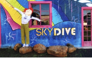 Mauritius: Tandem fallskärmshoppning med upphämtning på hotellet