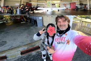 Mauritius: Tandem fallskärmshoppning med upphämtning på hotellet