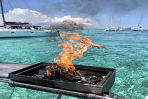 Escapada privada en catamarán a Île aux Cerfs