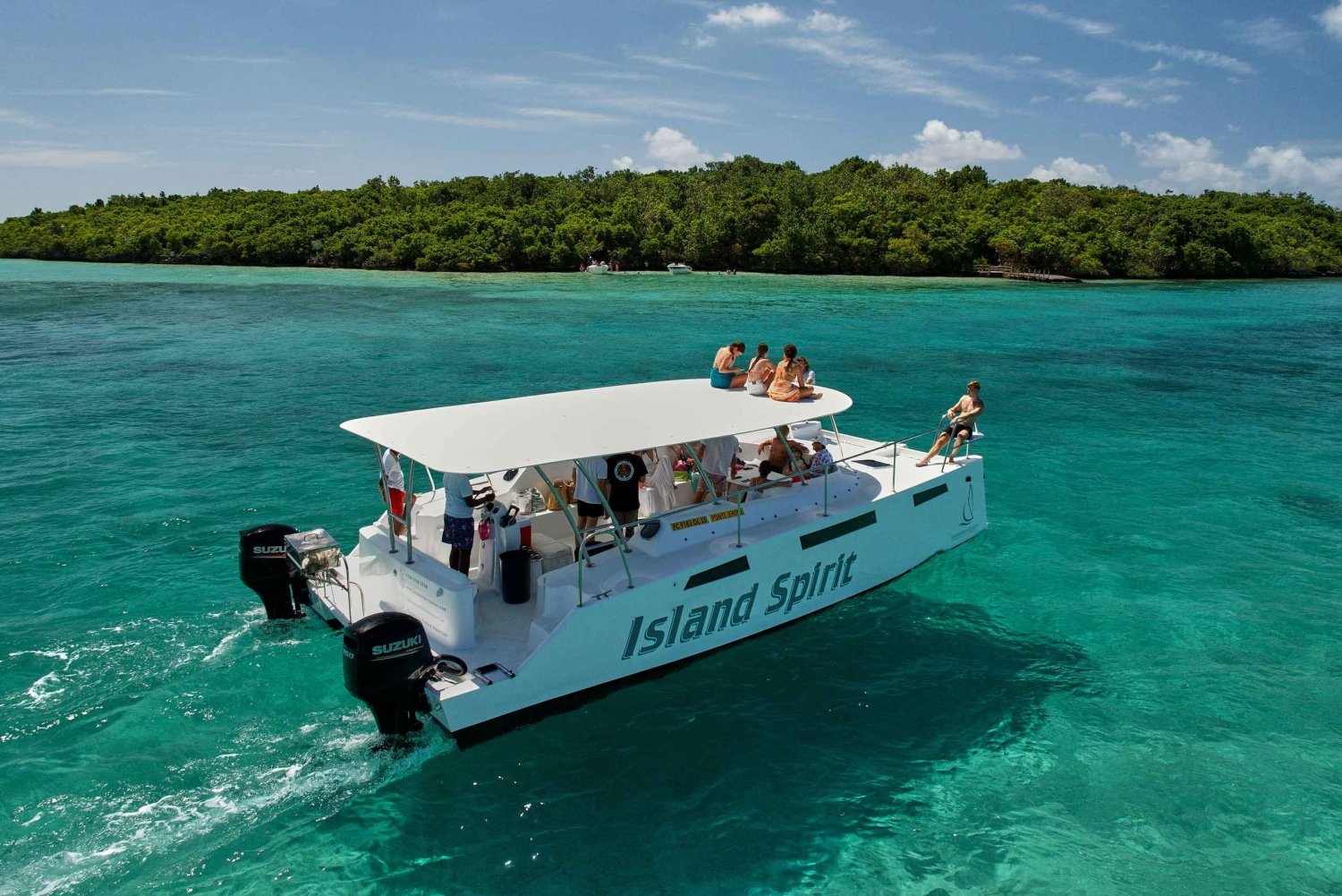 Descubrimiento privado de la Laguna Sureste: en catamarán a motor