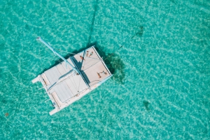 Südwestlich von Mauritius: Katamaran-Kreuzfahrt mit Schnorcheln