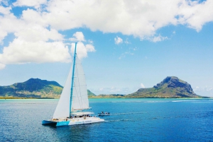 Südwestlich von Mauritius: Katamaran-Kreuzfahrt mit Schnorcheln