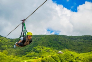 Maurícia: Zipline exclusiva de 1,5 km no Parque Vallé Advenature