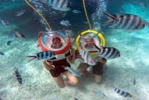 Walking under the sea in Mauritius with transfer