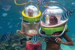 Marcher sous la mer à l'île Maurice avec transfert