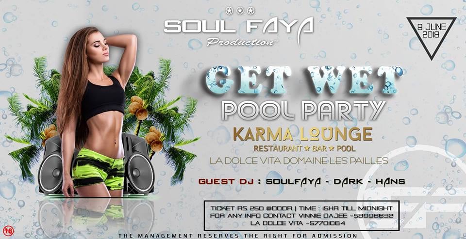 Mauritius GET WET Pool Party By SoulFayaProd