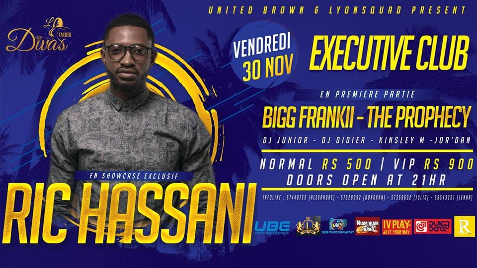 Ric Hassani Exclusive Show in Mauritius